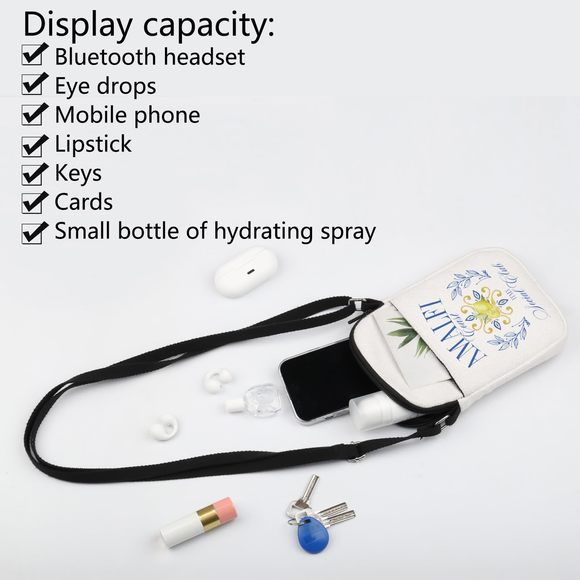 Amalfi Coast Iitaly Trip Crossbody Bag Italy Vacation Trip Gift Amalfi Coast C - Picture 5 of 7